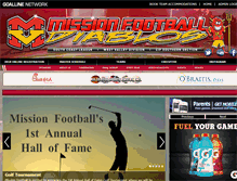 Tablet Screenshot of missionfootball.com